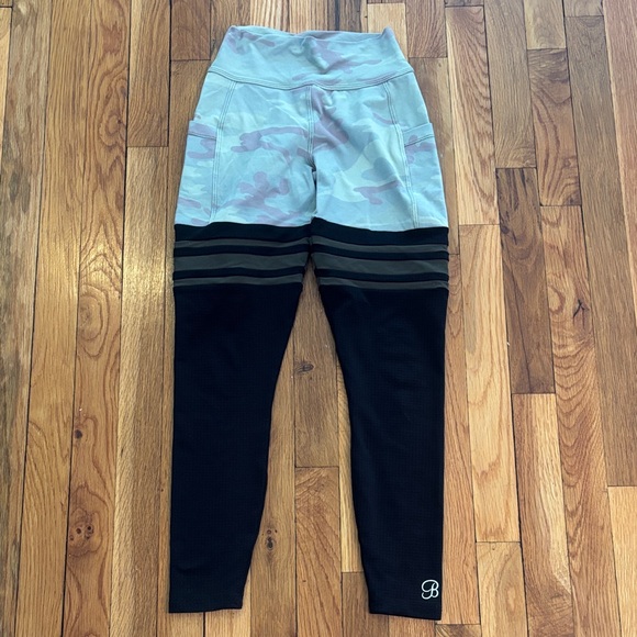 Bombshell Sportswear Pants - Bombshell Sportswear Girls Pink Camouflage and black High-Waist Leggings (2)